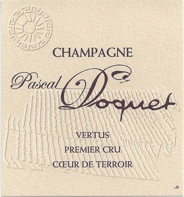 2009 Pascal Doquet Champagne Premier Cru Brut Vertus Coeur de Terroir