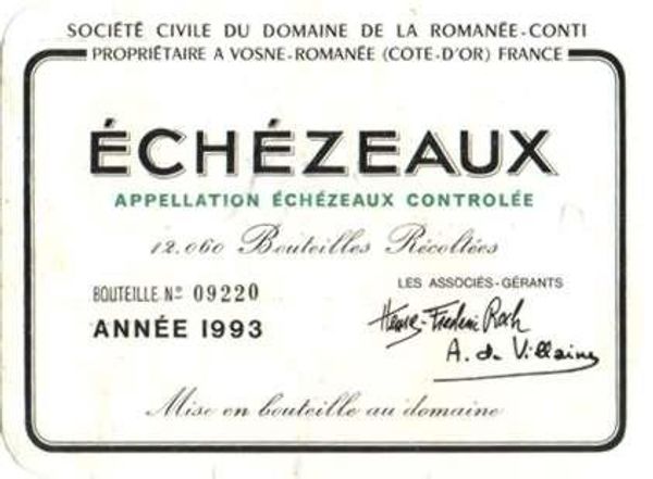 1988 Domaine de la Romanée-Conti Echézeaux