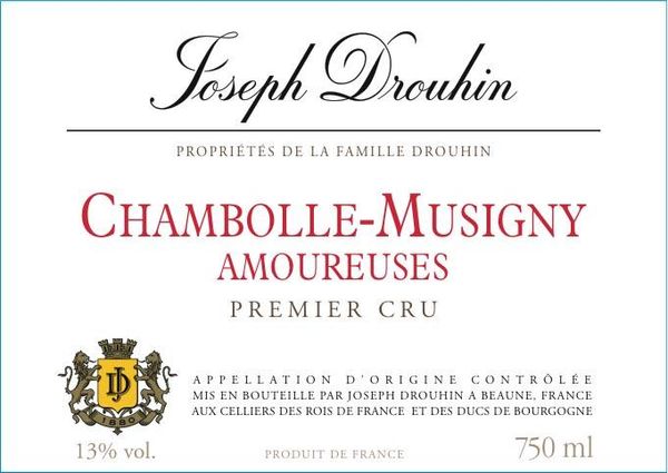 1988 Joseph Drouhin Chambolle-Musigny Amoureuses