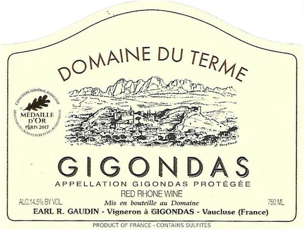2019 Domaine du Terme Gigondas