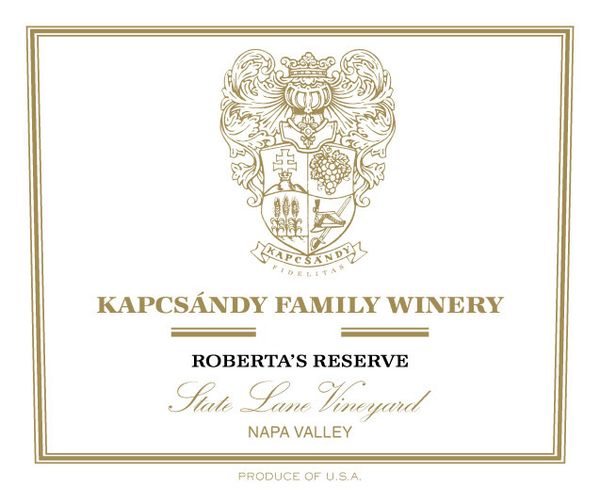 2014 Kapcsándy Family Winery Roberta's Reserve