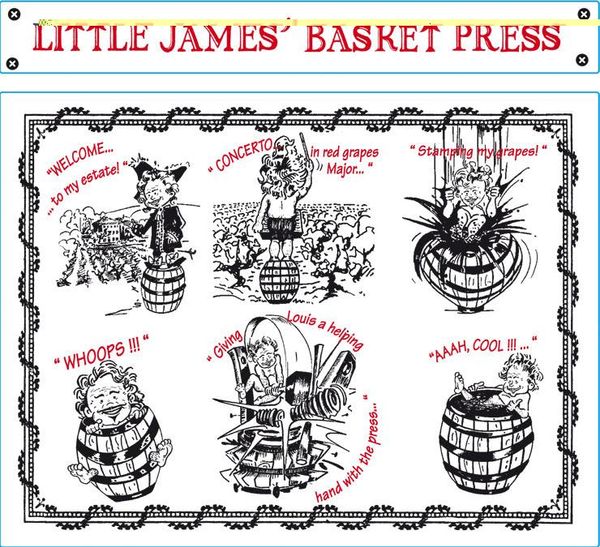 Little James' Basket Press Rouge
