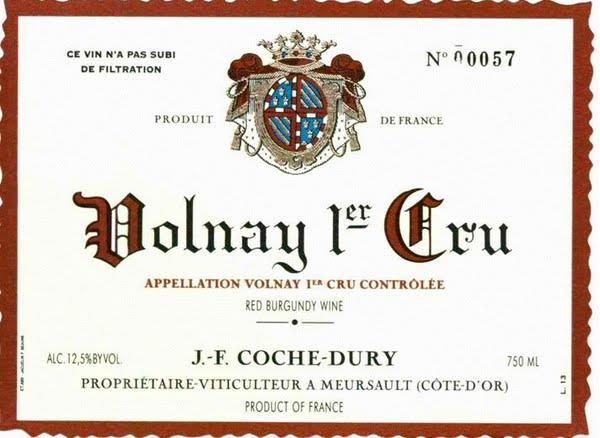 2003 Domaine Coche-Dury Volnay 1er Cru