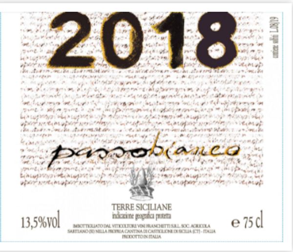 2019 Passopisciaro Passobianco