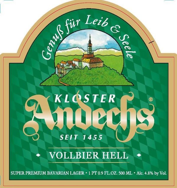 Klosterbrauerei Andechs Vollbier Hell