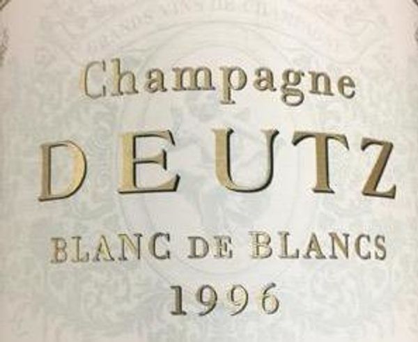 1989 Deutz Champagne Blanc de Blancs Brut