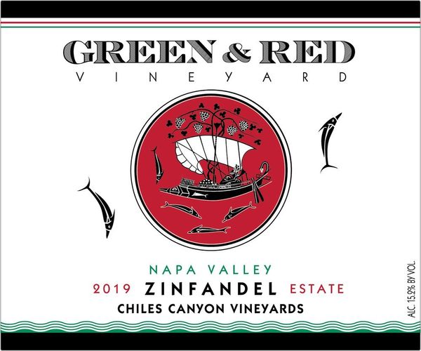 2019 Green & Red Vineyard Chiles Canyon Vineyards Zinfandel