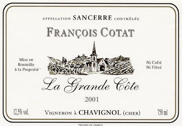 1986 Domaine François Cotat La Grande Côte Sancerre
