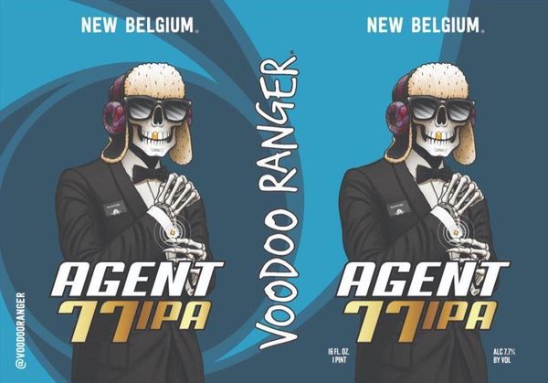 New Belgium Brewing Company VooDoo Ranger Agent 77IPA