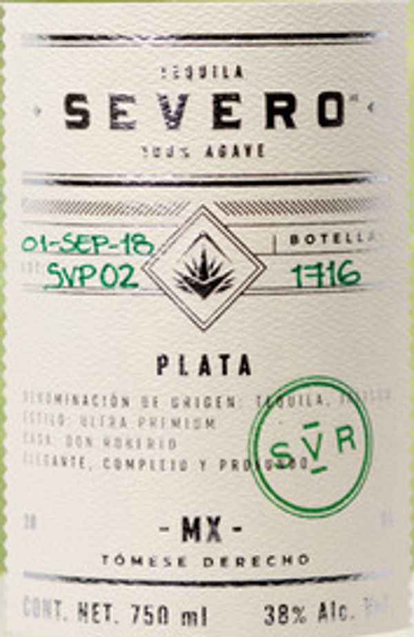 Severo Tequila Plata