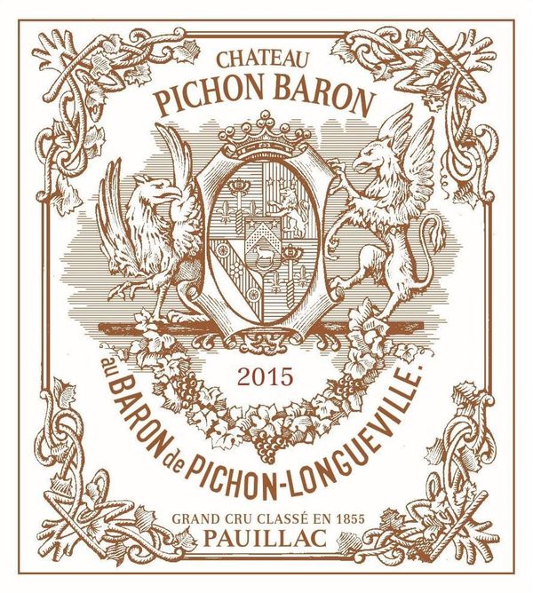 2015 Château Pichon-Longueville Baron Pauillac