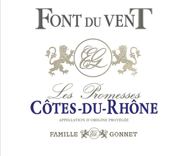 2021 Font du Vent Côtes du Rhône Les Promesses Blanc