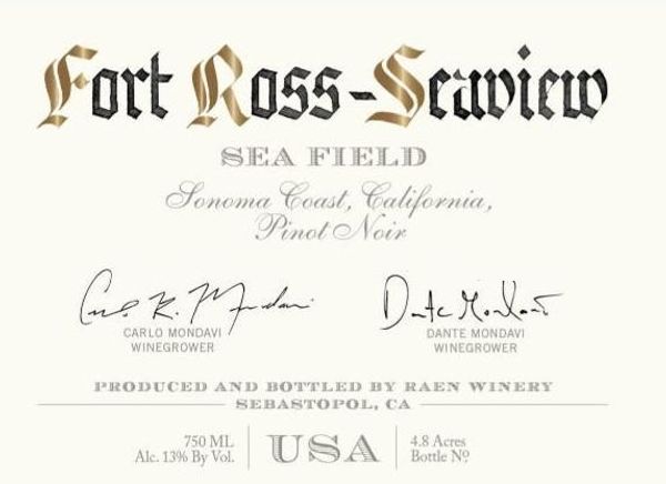 2020 RAEN Winery Fort Ross-SeaView Sea Field Pinot Noir