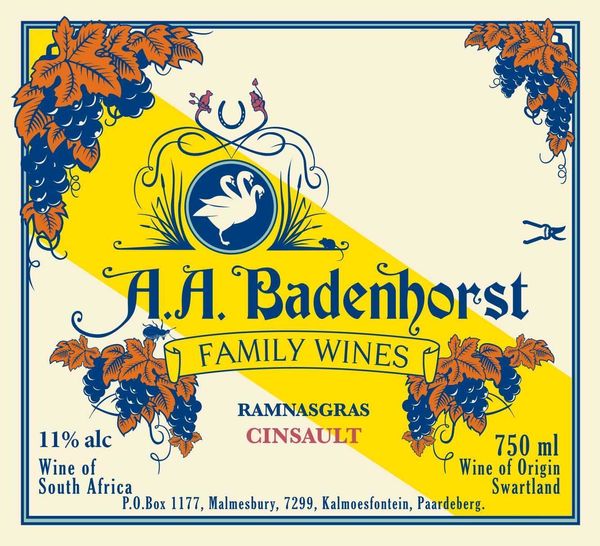 2018 AA Badenhorst Family Wines Ramnasgras Cinsault