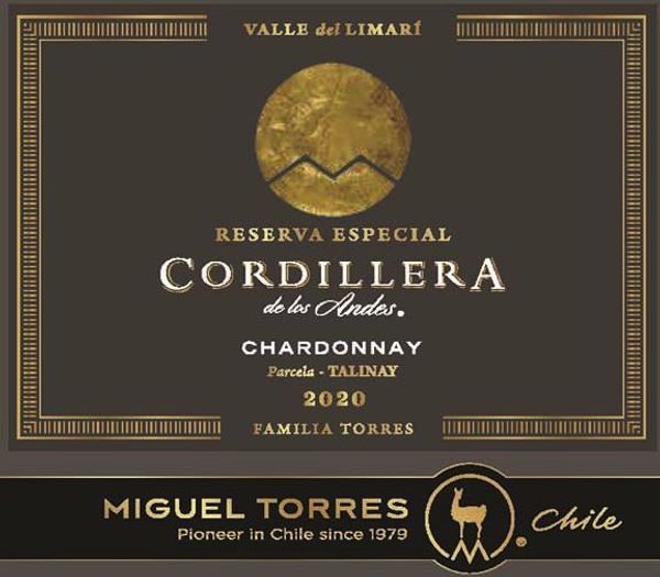 2020 Miguel Torres Cordillera de los Andes Reserva Especial Chardonnay