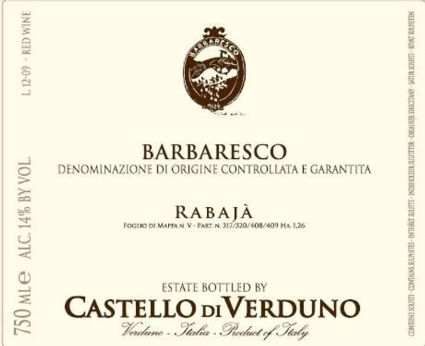 2018 Castello di Verduno Barbaresco Rabajà