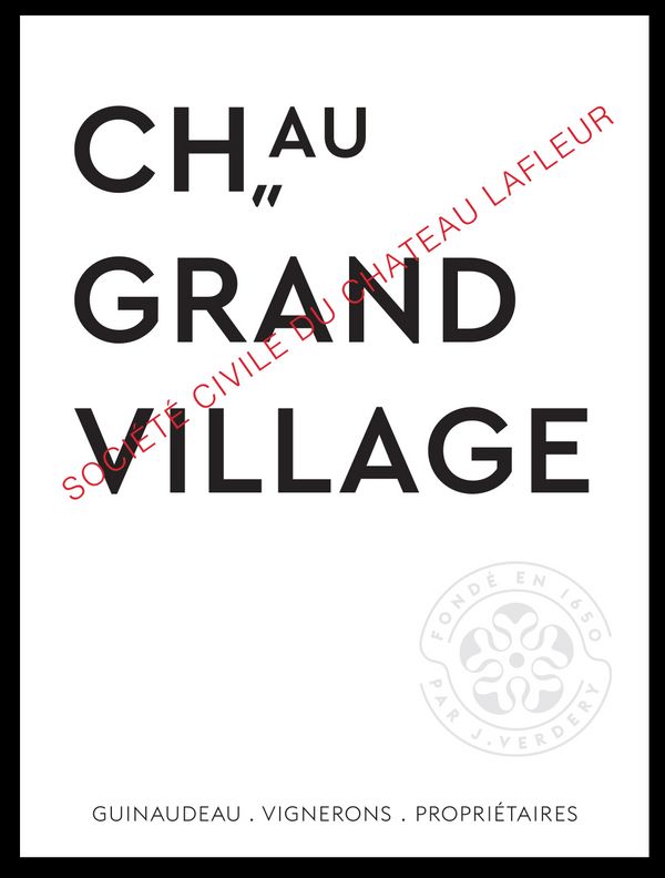 2021 Société Civile du Château Lafleur Château Grand Village Bordeaux Supérieur Rouge