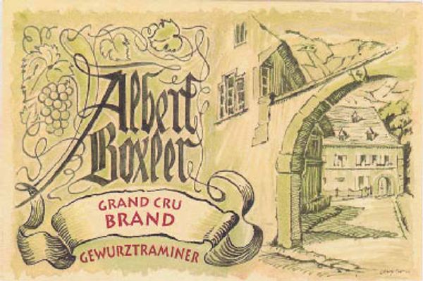 2019 Domaine Albert Boxler Brand Gewürztraminer