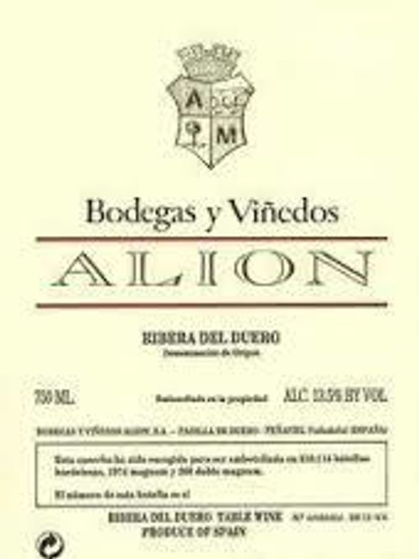 2018 Bodegas Alión Ribera del Duero