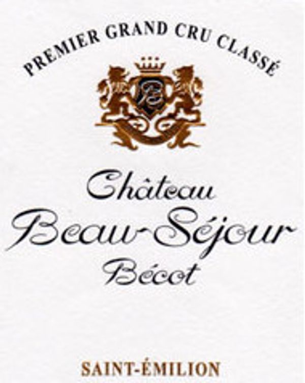 2020 Château Beau-Séjour Bécot Saint-Émilion Premier Grand Cru Classé