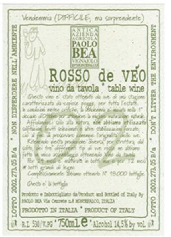 2017 Paolo Bea Rosso de Veo