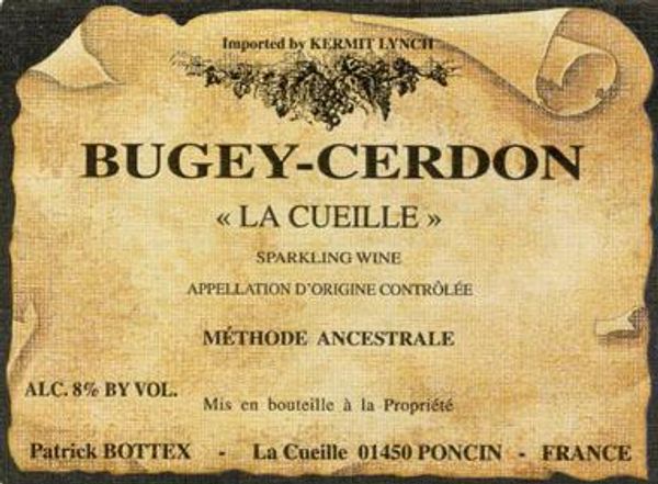Patrick Bottex Bugey Cerdon La Cueille Méthode Ancestrale