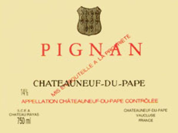 1986 Château Rayas Pignan Châteauneuf-du-Pape