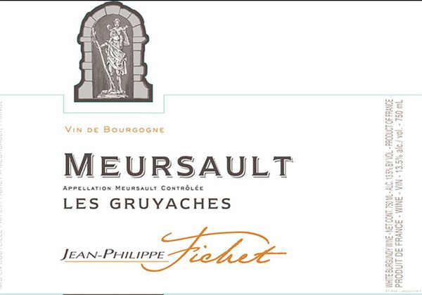 2020 Domaine Jean-Philippe Fichet Meursault Les Gruyaches