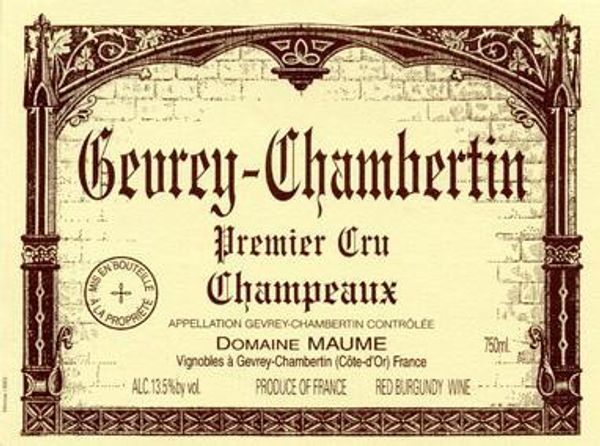 2019 Domaine Maume Gevrey-Chambertin Champeaux