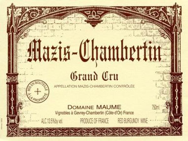 1998 Domaine Maume Mazis-Chambertin