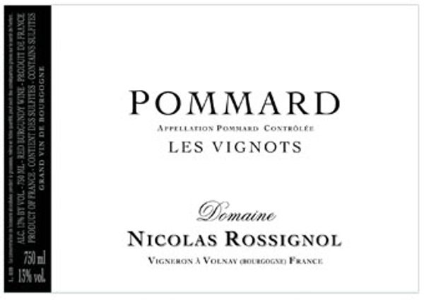 2019 Domaine Nicolas Rossignol Pommard Les Vignots