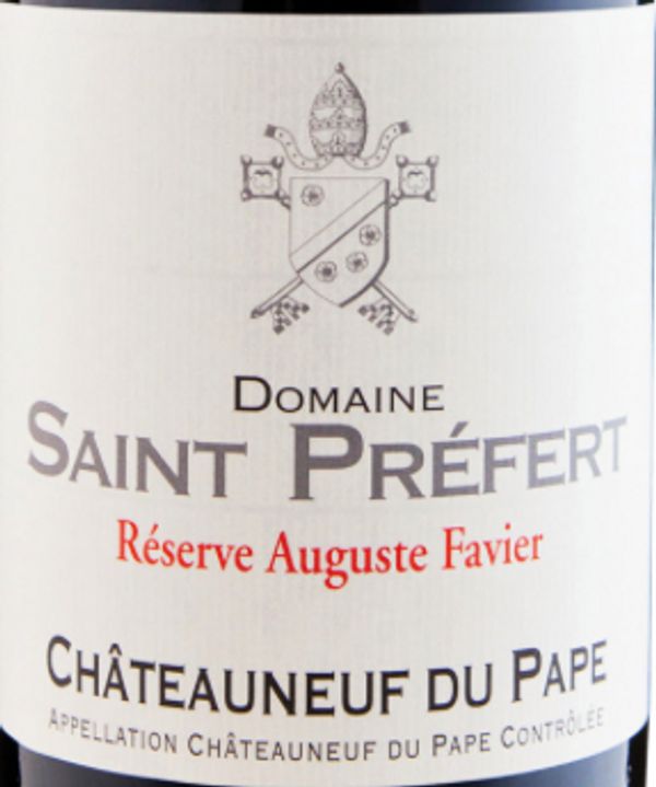 2019 Domaine Saint Préfert Réserve Auguste Favier Châteauneuf-du-Pape
