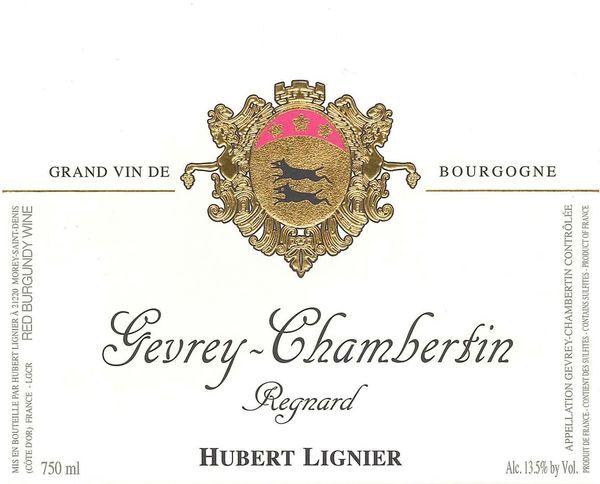 2020 Domaine Hubert Lignier Gevrey-Chambertin Regnard