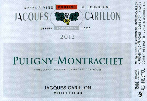 2015 Jacques Carillon Puligny-Montrachet