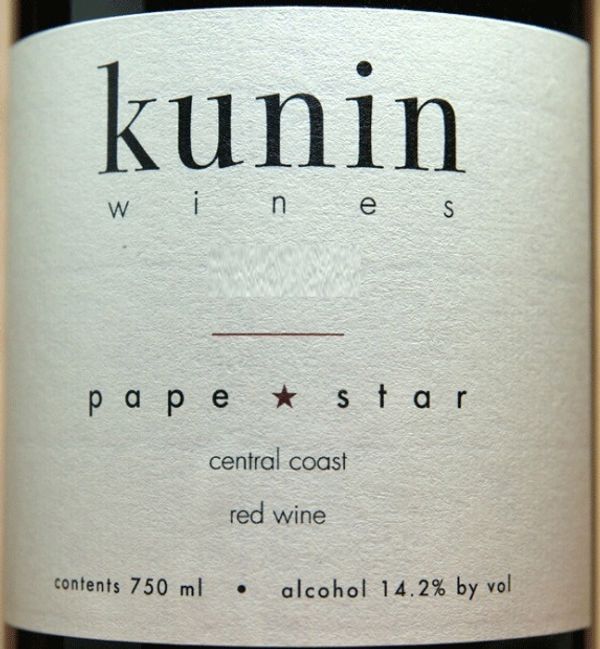 2019 Kunin Wines Pape Star
