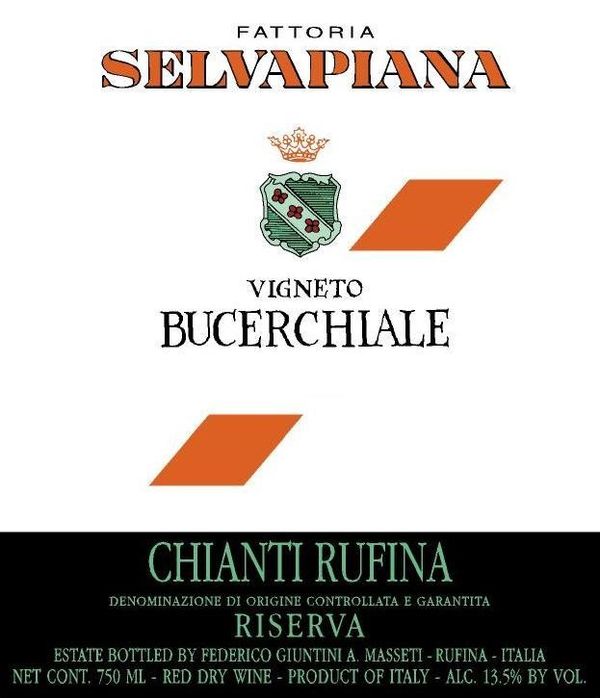 2018 Fattoria Selvapiana Vigneto Bucerchiale Chianti Rufina Riserva