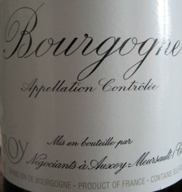 1999 Maison Leroy Bourgogne Rouge