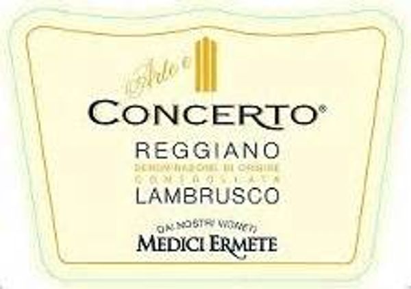 2020 Medici Ermete Concerto Reggiano Lambrusco