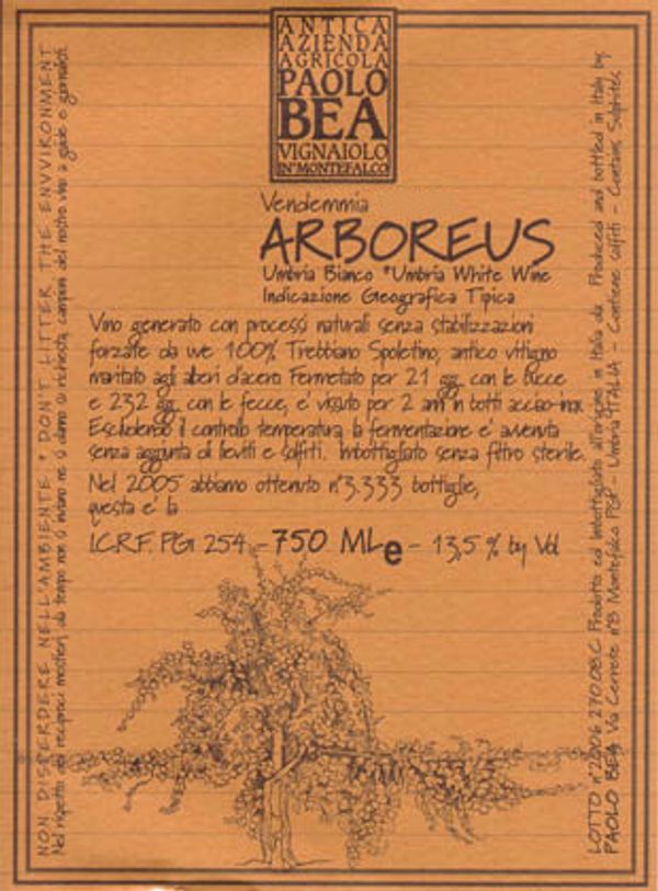 2015 Paolo Bea Arboreus