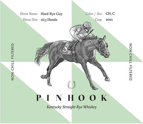 Pinhook Hard Rye Guy Size 16.3 Hands Kentucky Straight Rye Whiskey