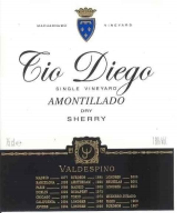 Valdespino Tio Diego Amontillado