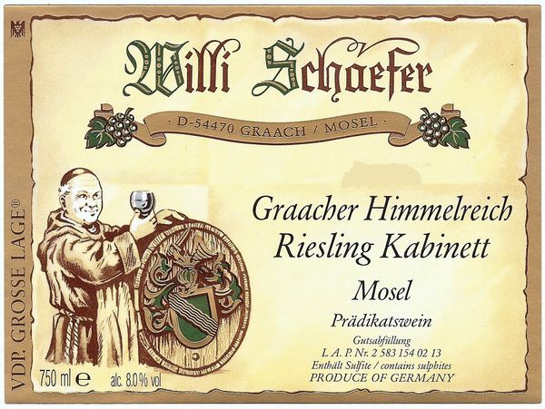 2021 Willi Schaefer Graacher Himmelreich Riesling Kabinett