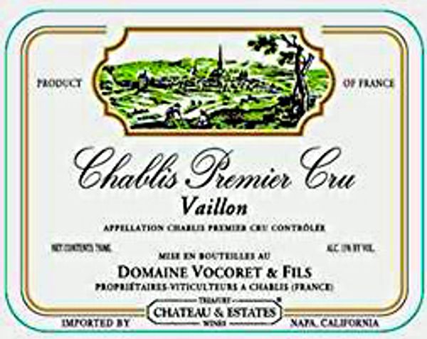 2017 Domaine Vocoret et Fils Chablis Vaillons