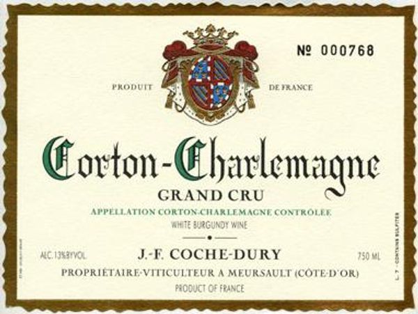 2009 Domaine Coche-Dury Corton-Charlemagne