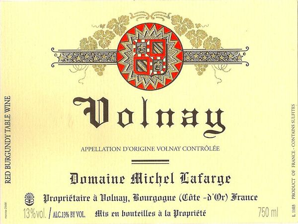 2020 Domaine Michel Lafarge Volnay