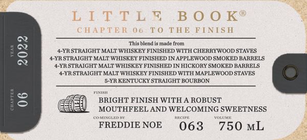 Little Book Chapter 6 To The Finish Kentucky Blended Whiskey