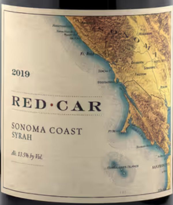 2019 Red Car Wine Company Sonoma Coast Syrah