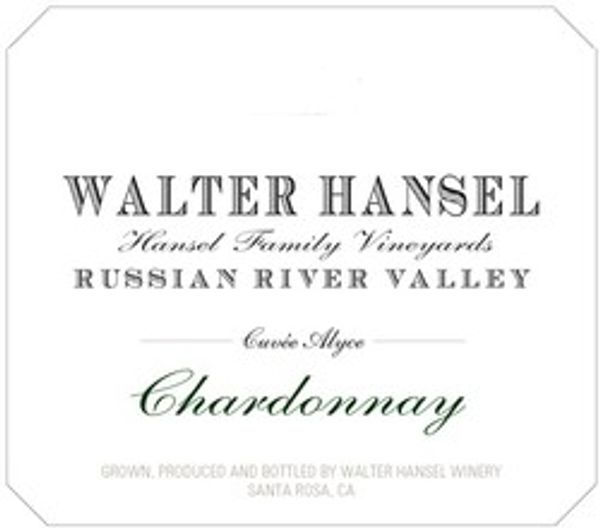 2020 Walter Hansel Winery Cuvée Alyce Chardonnay