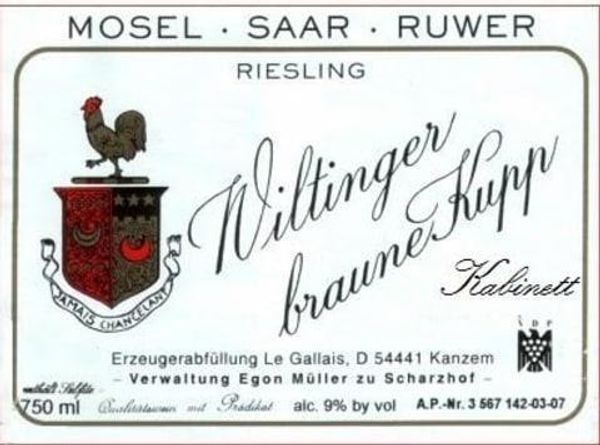2020 Le Gallais Wiltinger Braune Kupp Riesling Kabinett