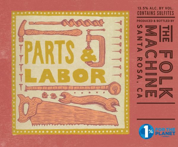 2021 Folk Machine Parts & Labor Red Wine